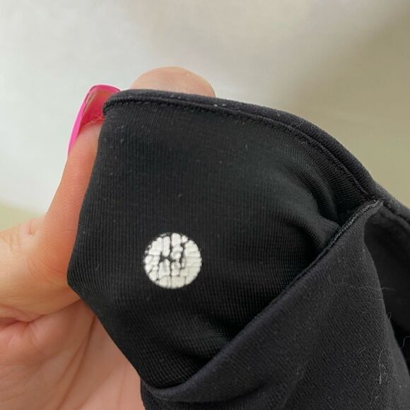 Lululemon Wunder Under 19” Crop Black Luon 10 - Picture 5 of 5